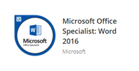 Microsoft Office Specialist Word 2016